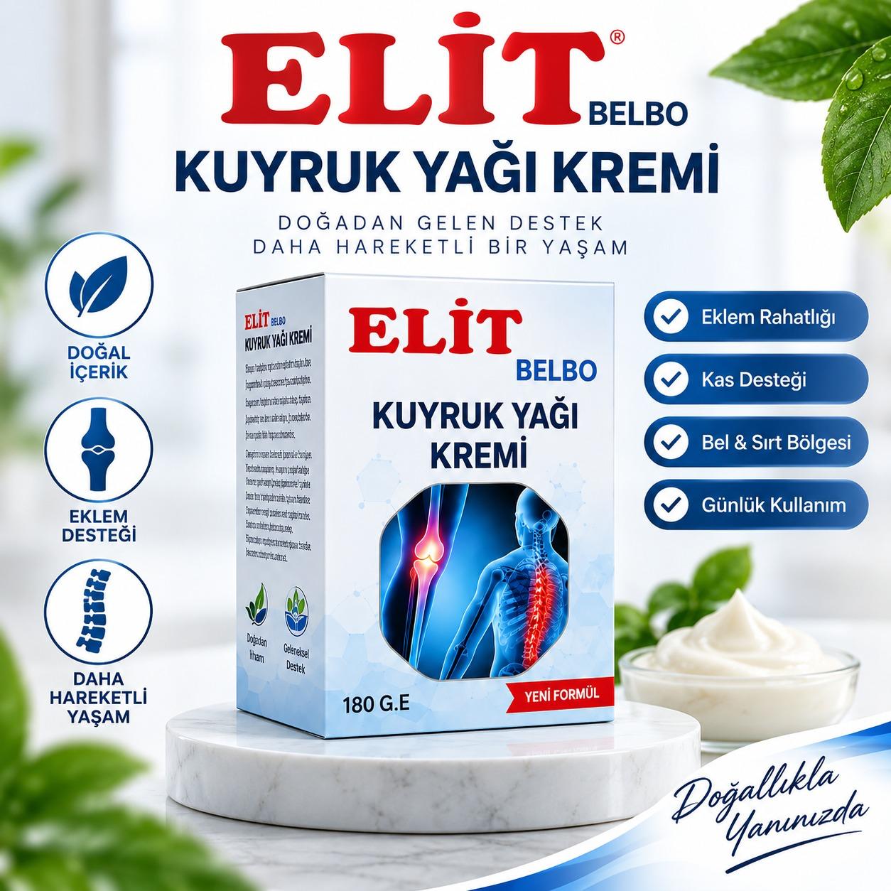 Elit Belbo Kuyruk Yağı Kremi tanıtım görseli